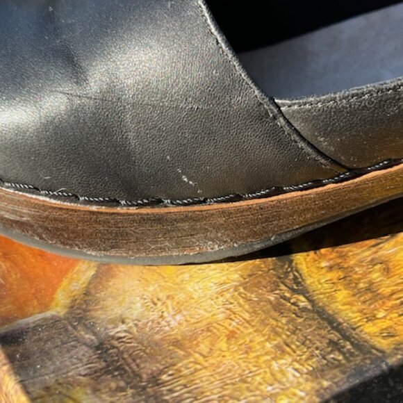 Bella Vita Jaycina Contemporary Clog Black Leather 9WW - Picture 4 of 7